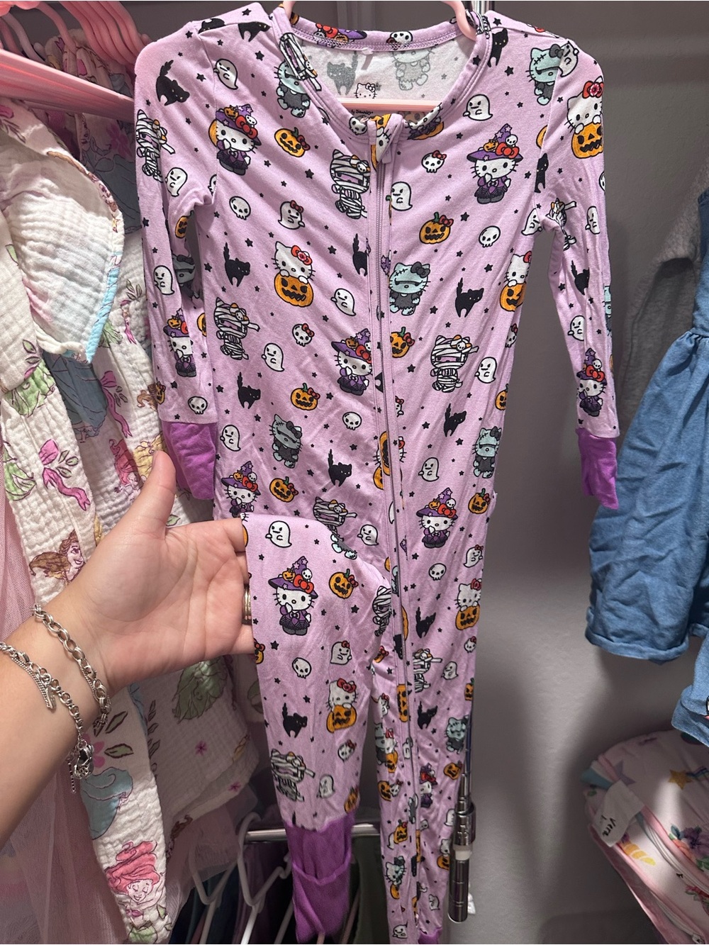 Posh Peanut Hello Kitty Monsters Halloween Convertible One Piece